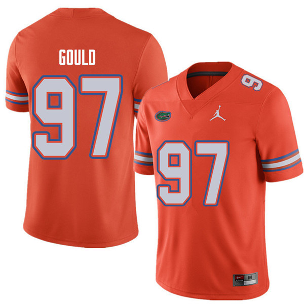 Jordan Brand Men #97 Jon Gould Florida Gators College Football Jerseys Sale-Orange